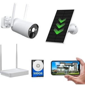 [Brand New] Wireless  Solar Powered Security Camera System Outdoor, Include 1PCS